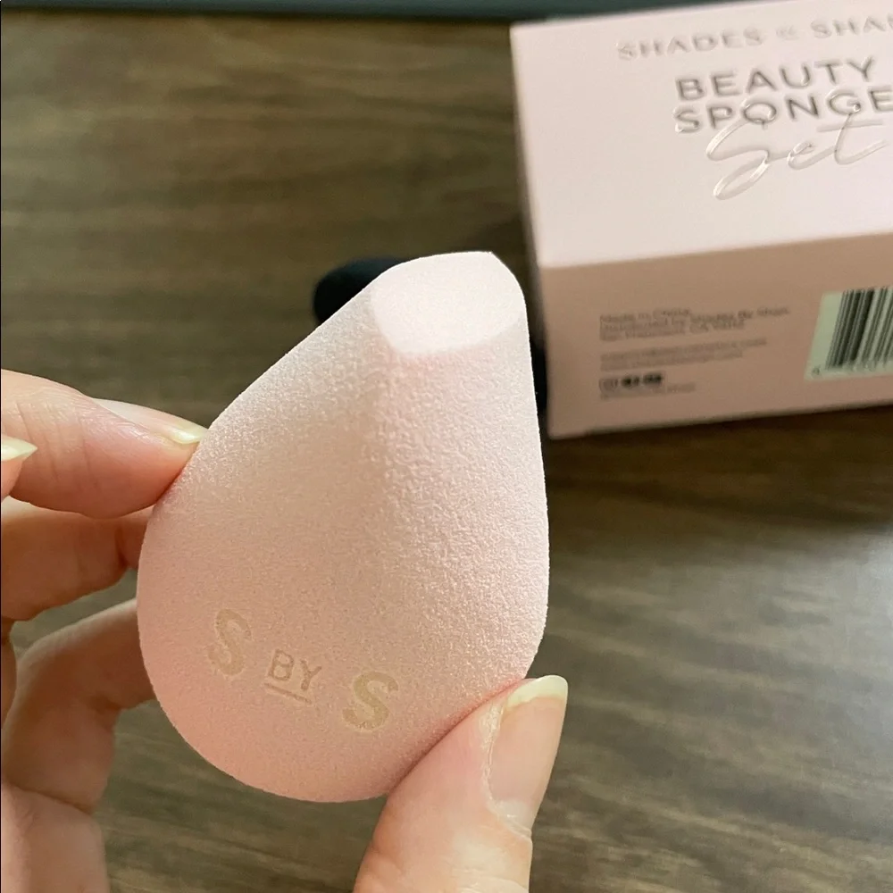 The Beauty Sponge Set Black and Pink
